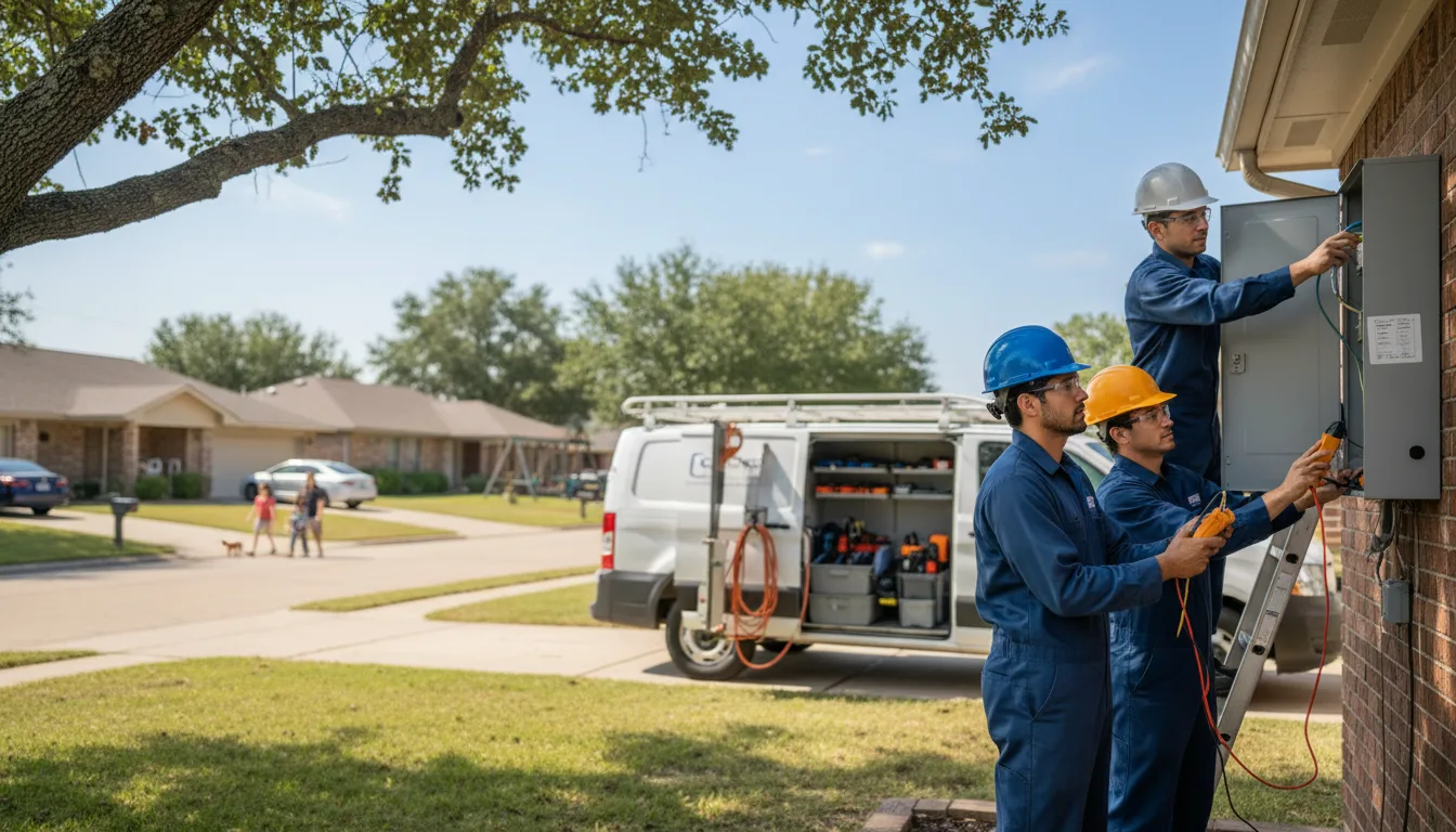 Certified electrician providing emergency electrical services in Montgomery Village, MD